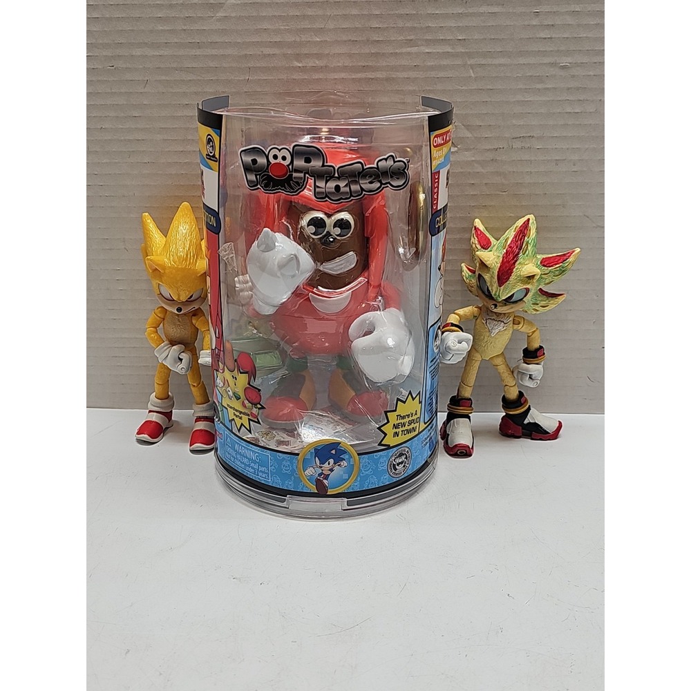 Knuckles Mr. Potato Head Pop Taters Sonic the Hedgehog Figure New With Bonus